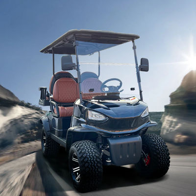 Ein guter Preis. Unterstützen Sie ODM OEM 6-Sitzer Lifted Golf Cart mit Cargo Box für 70-90km Fahrleistung Elektrisch angetriebenen Golf Jagdwagen Online