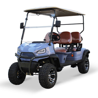 Ein guter Preis. 2024 Elektrische 4-Personen-Golfkarre für Jagdtransport 20% Grade-Fähigkeit 15,5mph Maximalgeschwindigkeit 48V 5KW Wechselstrommotor Online