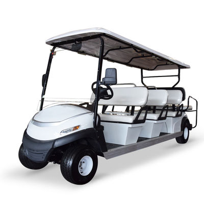 Ein guter Preis. 8 Sitzplätze Elektro-Golfkarren 13,7 mph Geschwindigkeit Stehposition der Schwanz-Caddie Ausgestattet für den Personenverkehr Online